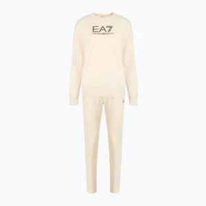 Dres damski EA7 Emporio Armani Train Tracksuit MaxiLogo almond milk