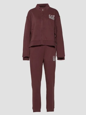 Dres EA7 Emporio Armani brązowy