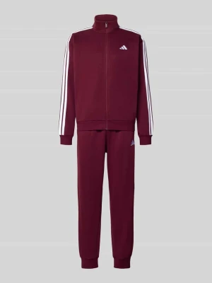 Dres o kroju regular fit z mieszanki bawełny Adidas Ciemnoczerwony