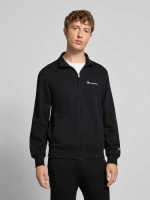 Dres o kroju regular fit z nadrukiem z logo Champion Czarny