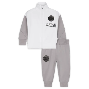 Dres piłkarski z dzianiny dla niemowląt i maluchów Jordan Dri-FIT Paris Saint-Germain Strike (wersja nocna) - Biel