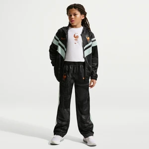 Dres piłkarski z kapturem dla dużych dzieci Nike Dri-FIT FFF - Szary