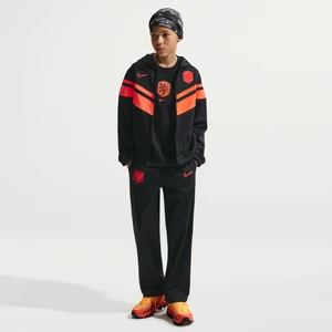 Dres piłkarski z kapturem dla dużych dzieci Nike Dri-FIT Holandia - Czerń