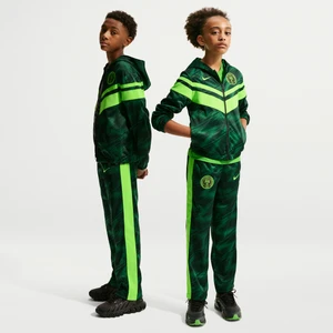 Dres piłkarski z kapturem dla dużych dzieci Nike Dri-FIT Nigeria - Zieleń
