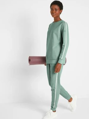 Dres sportowy bawełniany (2 części) bonprix