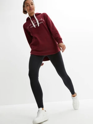 Dres sportowy z długą bluzą i legginsami (2 części) bonprix