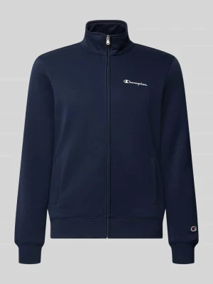 Dres z detalami z logo Champion Ciemnoniebieski