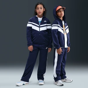 Dres z kapturem dla dużych dzieci Dri-FIT Nike Sportswear - Niebieski