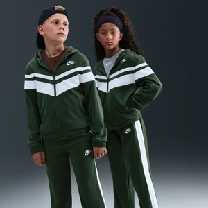 Dres z kapturem dla dużych dzieci Dri-FIT Nike - Zieleń