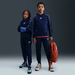 Dres z kapturem dla dużych dzieci Nike Club Fleece - Niebieski
