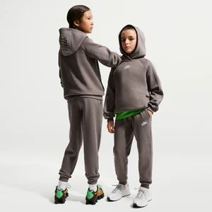 Dres z kapturem dla dużych dzieci Nike Club Fleece - Szary
