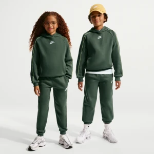 Dres z kapturem dla dużych dzieci Nike Club Fleece - Zieleń