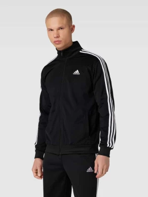 Dres z paskami w kontrastowym kolorze i wyhaftowanym logo ADIDAS SPORTSWEAR