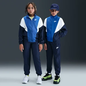 Dres z tkaniny dla dużych dzieci Nike Sportswear - Niebieski