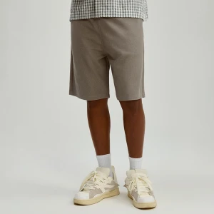 Dresowe beżowe szorty na gumce House