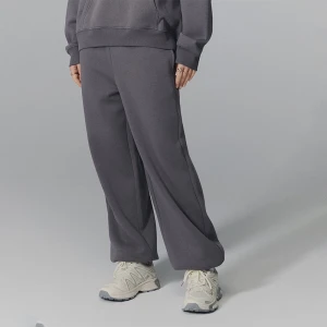 Dresowe joggery mid waist grafitowe House