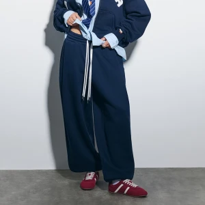 Dresowe joggery super baggy fit House x ADMOR granatowe