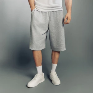 Dresowe szorty loose fit wide leg szare House