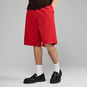 Dresowe szorty typu jorts czerwone House