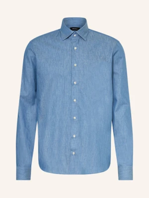 Dressler Koszula Venice Shaped Fit W Stylu Jeansowym blau