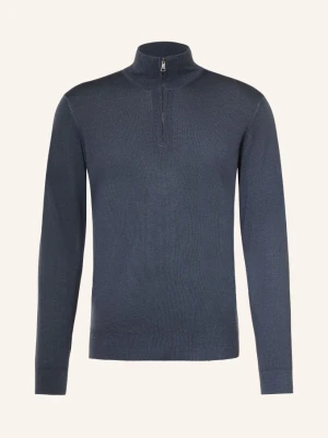 Dressler Sweter Typu Troyer blau GRANATOWY