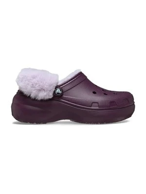 Drewniaki i Chodaki Crocs ciemnoliliowy