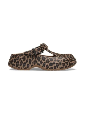 Drewniaki i Chodaki Crocs beżowy