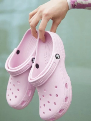 Drewniaki i Chodaki Crocs jasnoróżowy