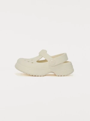 Drewniaki i Chodaki Crocs mleczny