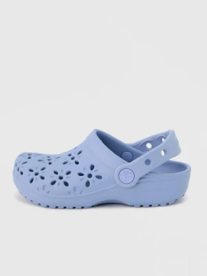 Klapki płaskie Crocs niebieski