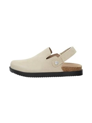 Drewniaki i Chodaki PULL&BEAR beżowy
