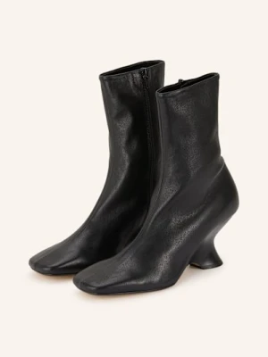 Dries Van Noten Botki schwarz