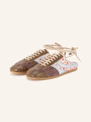 Dries Van Noten Klapki beige
