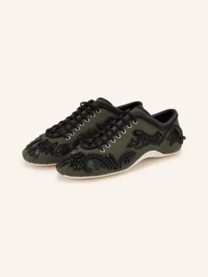 Dries Van Noten Sneakersy Z Cekinami I Kamieniami Ozdobnymi schwarz
