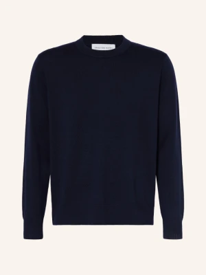 Dries Van Noten Sweter blau GRANATOWY