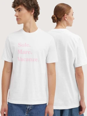 Zdjęcie produktu Drivemebikini t-shirt bawełniany Sole Mare Vacanze