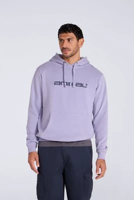 Driver męska bluza z kapturem z logo - Light Blue Animal