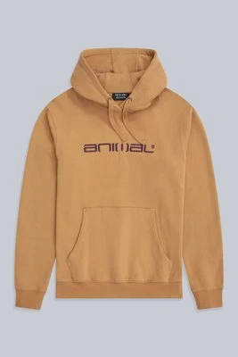 Driver męska bluza z kapturem z logo - Yellow Animal