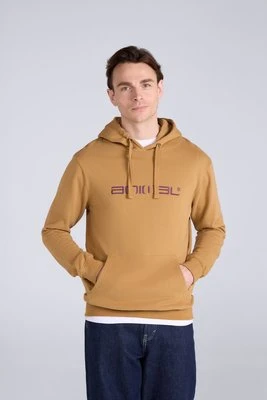 Driver męska bluza z kapturem z logo - Yellow Animal