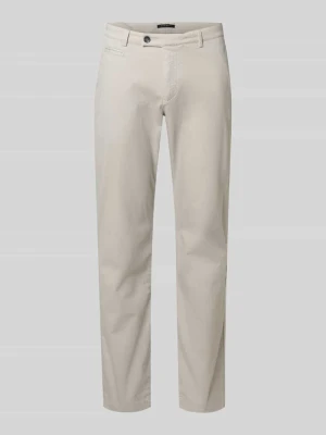 Drobno fakturowane Chinosy z kieszeń z tyłu Bugatti