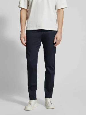 Drobno fakturowane Chinosy z kieszeń z tyłu Bugatti