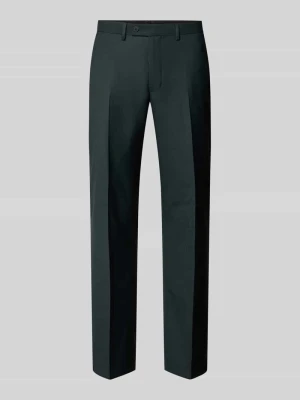 Drobno fakturowane spodnie garniturowe z kantami Christian Berg Men