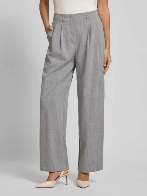 Drobno fakturowane Spodnie z szerokimi nogawkami Jake*s Collection