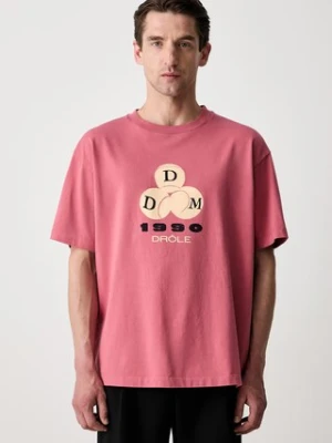 Drôle de Monsieur 1990 T-shirt bawełniany męski Drole de Monsieur
