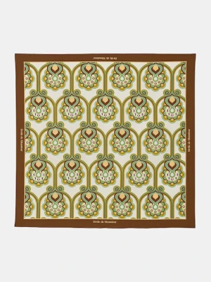 Drôle de Monsieur apaszka bawełniana Foulard Tapisserie Florale
