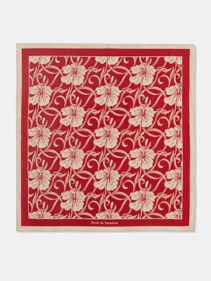 Drôle de Monsieur apaszka damska bawełniana Monogramme Hibiscus