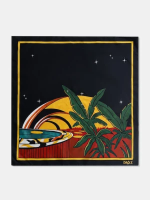 Drôle de Monsieur apaszka męska jedwabna Foulard Tropicana