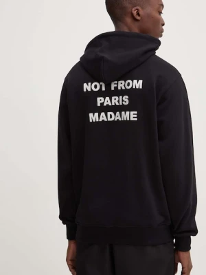 Drôle de Monsieur bluza bawełniana Le Hoodie Slogan Drole de Monsieur czarny