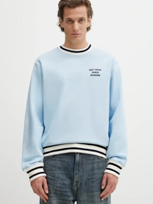 Drôle de Monsieur bluza bawełniana Slogan Sport