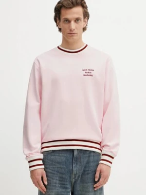 Drôle de Monsieur bluza bawełniana Slogan Sport